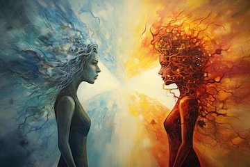 Pc Freepik captivating-painting-depicting-two-women-facing-each-other-exchanging-silent-conversation-abstract-representation-empathic-communication-ai-generated_538213-14728