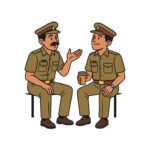 বিৰতিৰ সময়ত আৰক্ষী জোৱানৰ বিনোদন – শংকৰ দেৱ