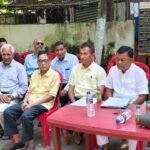 ডিব্ৰুগড়ত ১৯৫০ চনৰ বানত ব্ৰহ্মপুত্ৰৰ বুকুত সলিল সমাধি ঘটা ৬ শ্বহীদক স্মৰণ শ্বহীদ স্মৃতি ৰক্ষা সমিতিৰ 